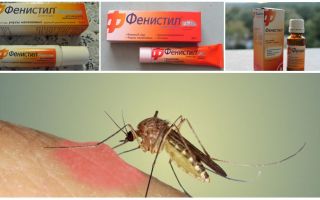 Gel Fenistil from mosquito bites: instructions, reviews and analogues