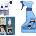 Flea sprays in cats