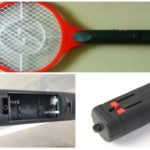 Electric mosquito racket and flies